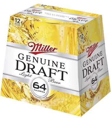 MILLER GEN DRAFT 12OZ 12PK NR-12OZ-Beer - Luekens Wine & Spirits