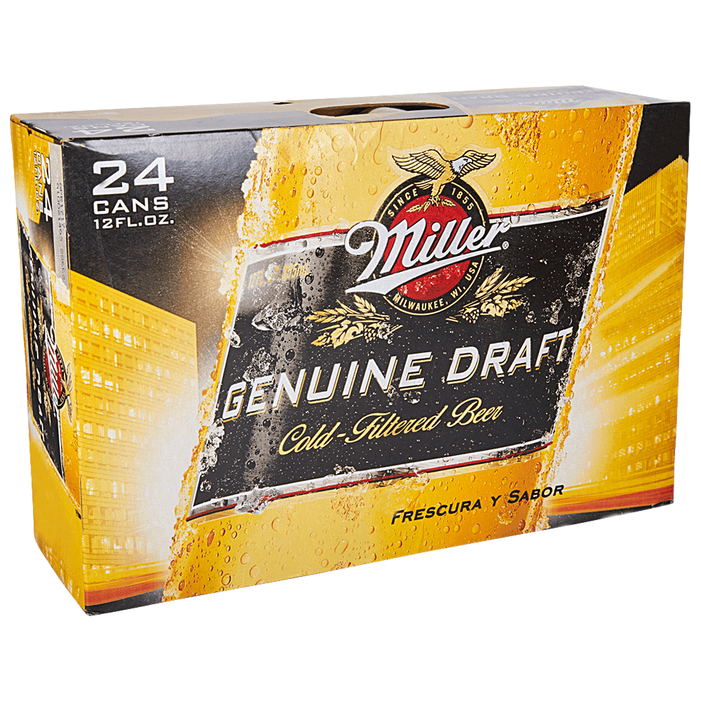 MILLER MGD 12OZ 24PK CN-12OZ-Beer - Luekens Wine & Spirits