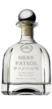 Patron Gran Platinum Tequila 750ml