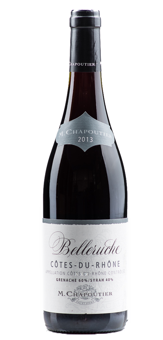 M Chapoutier Cotes Du Rhone Belleruche Rouge 2021   Wine Delivery Singapore