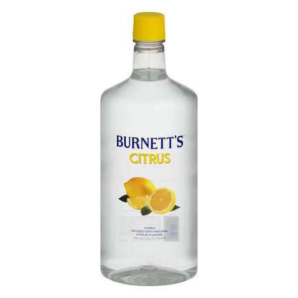 Burnetts Citrus Vodka 1 75l Luekens Wine Spirits