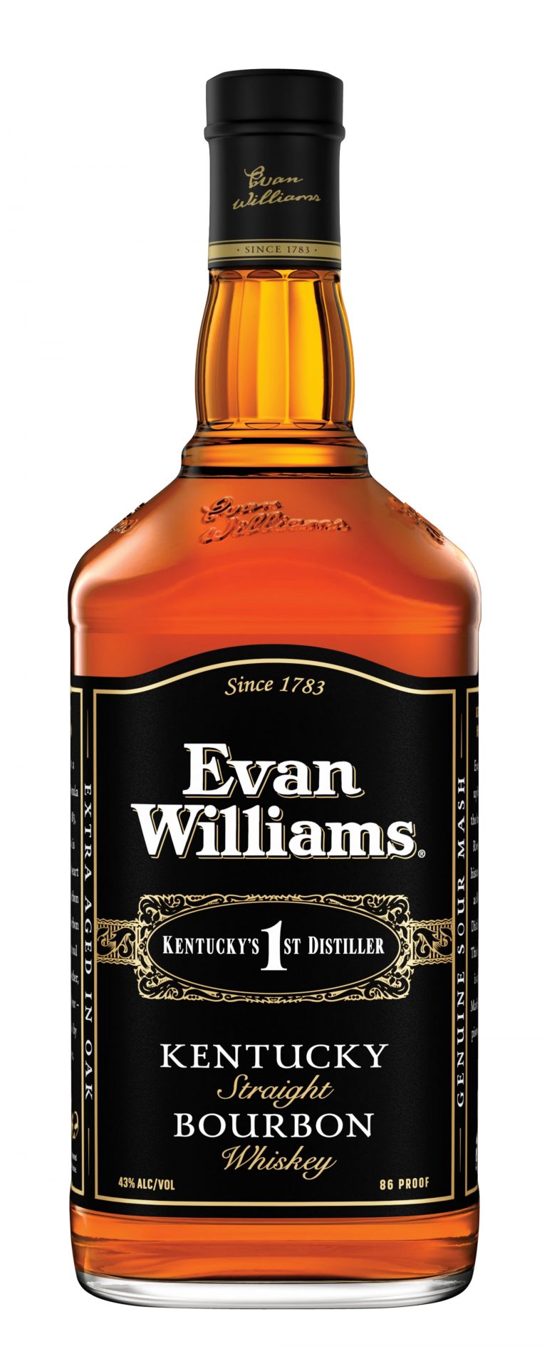 Evan Williams Black 750ml - Luekens Wine & Spirits