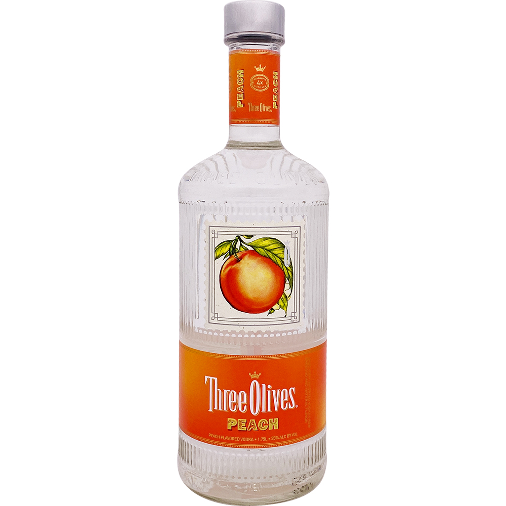 Three Olives Peach Vodka Luekens Wine Spirits