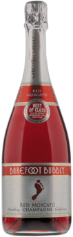 BAREFOOT BUBBLY RED MOSCATO 750ML Wine SPARKLING WINE