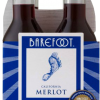 BAREFOOT MERLOT 187ML 4PK BT Wine RED WINE