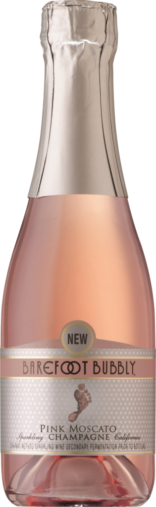 Barefoot Bubbly Pink Moscato 187ml 4pk - Luekens Wine & Spirits