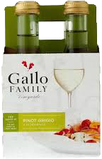 GALLO PINOT GRIGIO 187ML 4PK Wine WHITE WINE