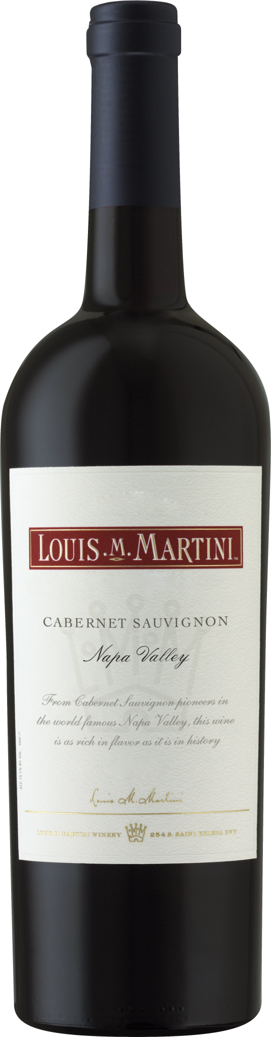 Louis Martini Cabernet Sauvignon Napa 750ml – Luekens Wine & Spirits