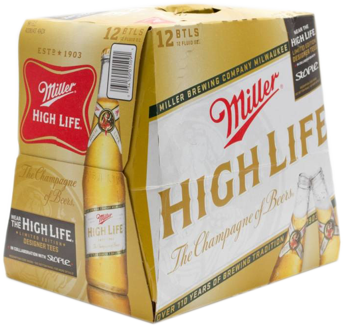 Miller High Life 12oz 12pk Btl Luekens Wine Spirits