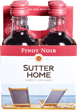 Sutter Home Pinot Noir 187ml 4pk - Luekens Wine & Spirits