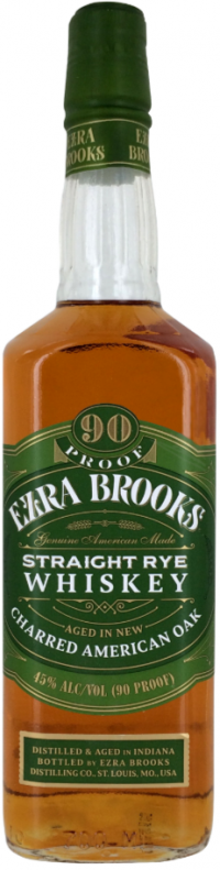 Ezra Brooks Straight Rye 750ml