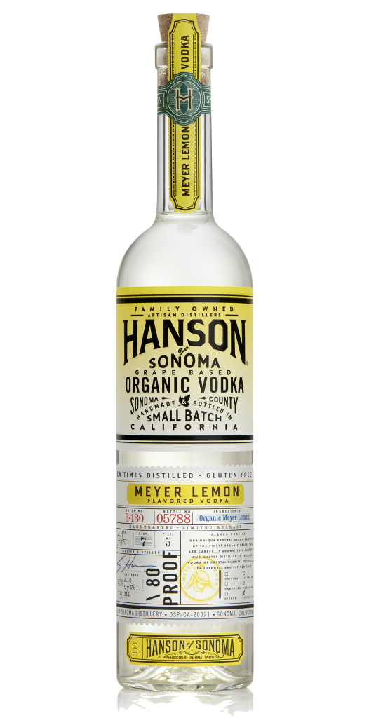 Hanson Of Sonoma Organic Meyer Lemon Vodka Luekens Wine Spirits