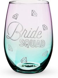 Bride Squad Stemless Wine Glass by Blush