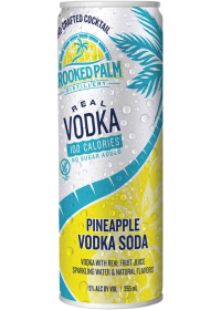 Crooked Palm Pineapple Vodka Soda 355ml 4pk Cn