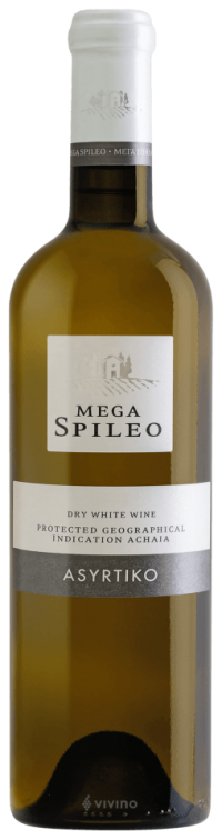 Mega Spileo Asyrtiko Dry White Wine