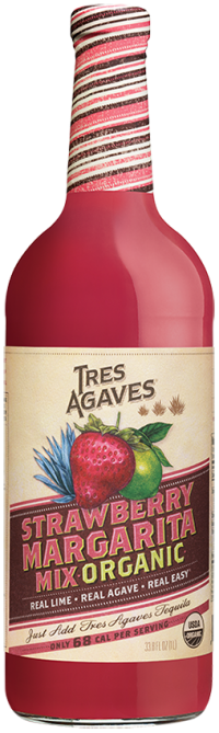 Tres Agaves Strawberry Marg Mix 1.0L