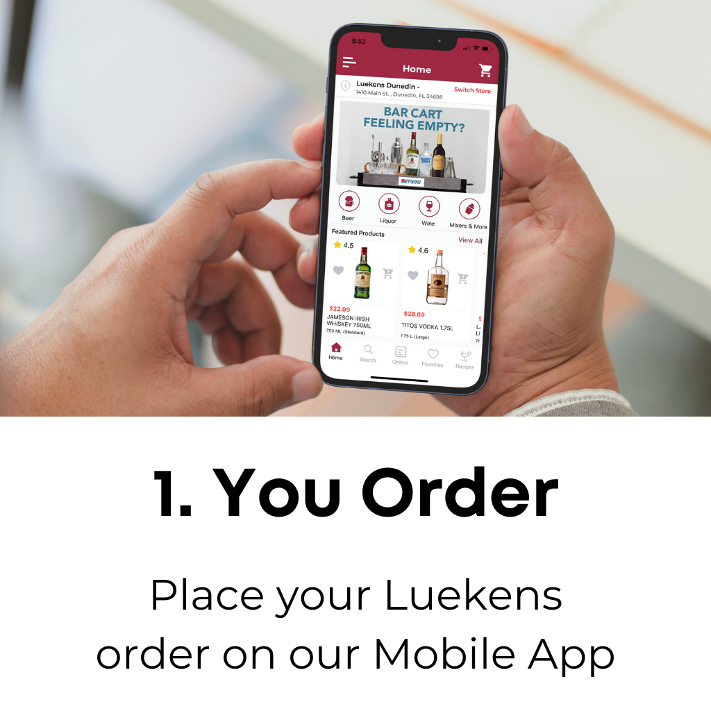 Order Alcohol Delivery from phone