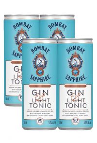 Bombay Sapphire Cocktail Gin & Light Tonic 4pk