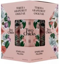 Two Chicks Tequila Grapefruit Cocktail 12oz 4pk Cn