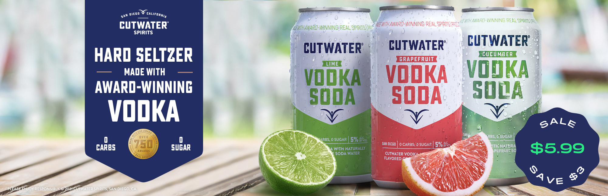 Cutwater Cocktails 4pk Cans - Luekens Wine & Spirits