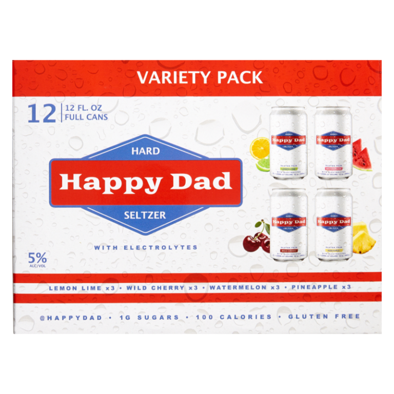 Happy Dad Seltzer Variety Pack 12oz 12pk Cn Luekens Wine & Spirits