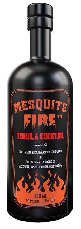 mesquite fire tequila cocktail 200ml