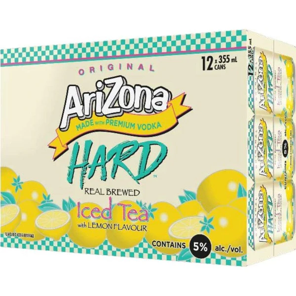 Arizona Hard Iced Tea With Peach 12oz 12pk Cn - Luekens Wine & Spirits