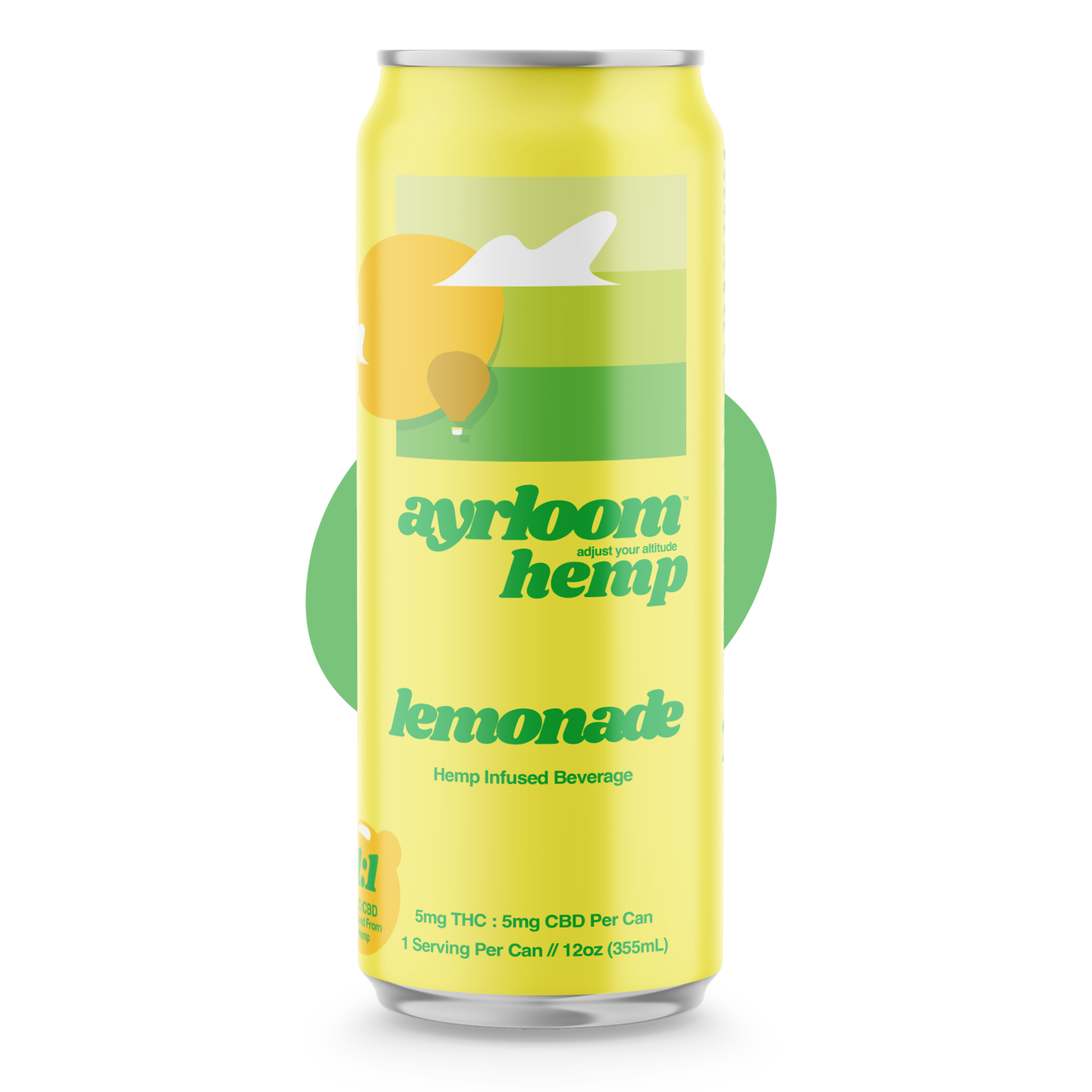 Ayrloom Hemp Infused Lemonade 12oz 4pk Cn