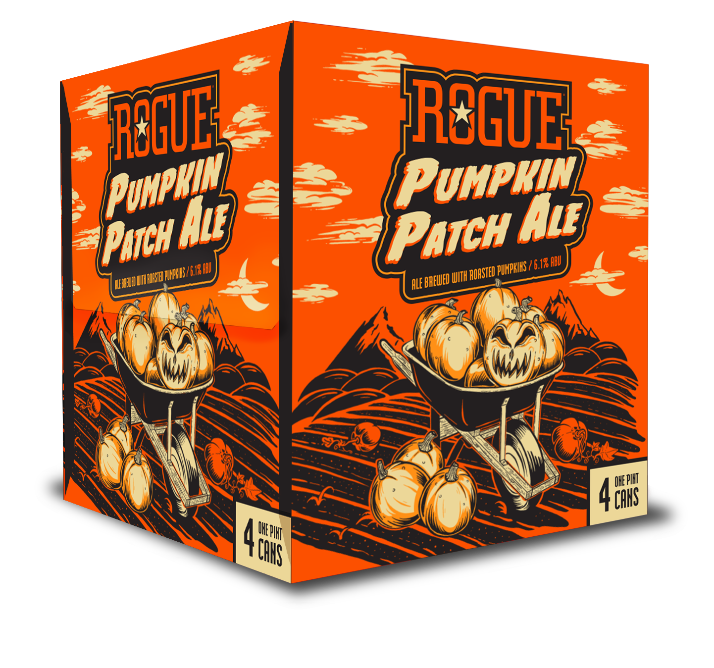 Rogue Pumpkin Patch Ale 16oz 4pk Cn
