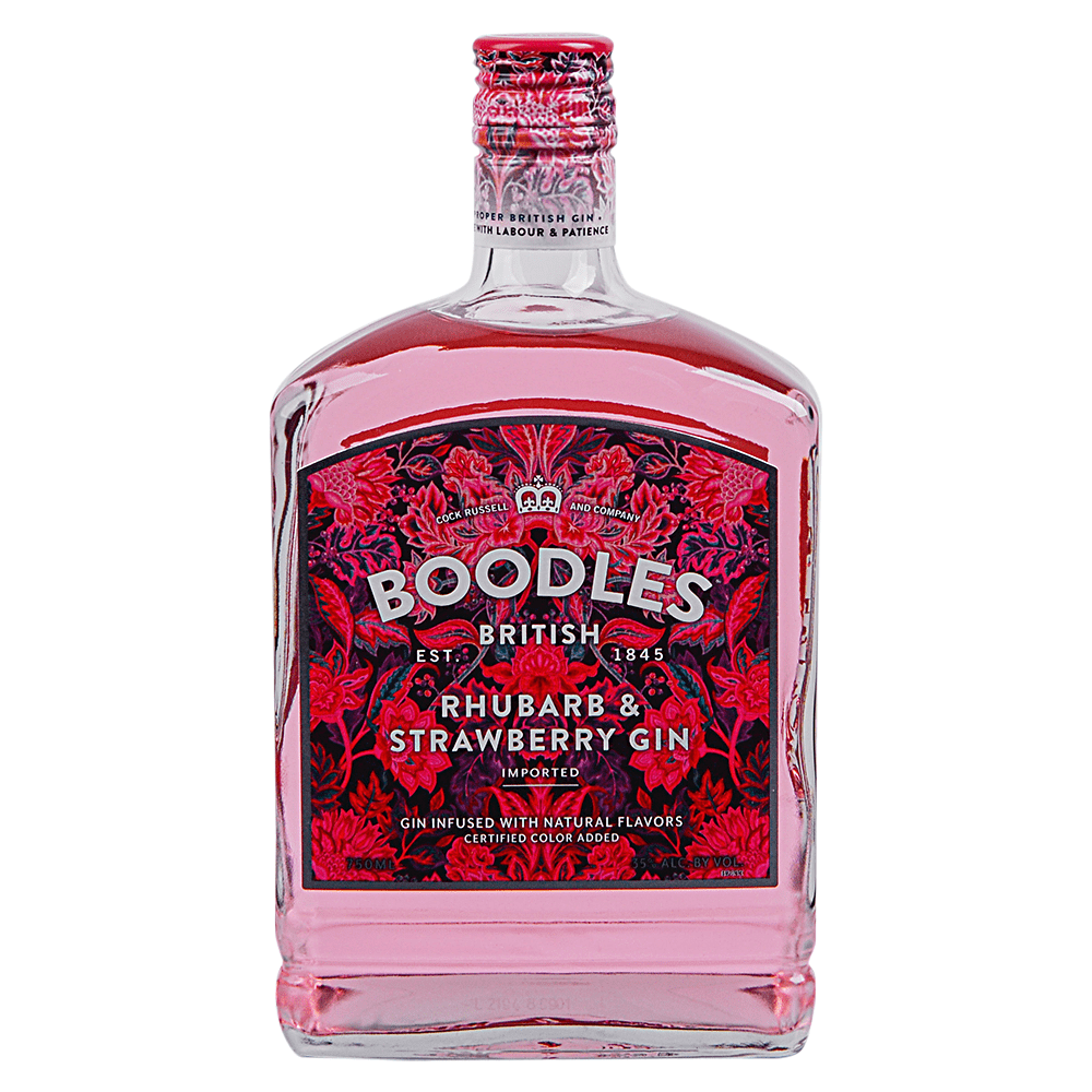 Boodles Rhubarb Strawberry Gin 750ml - Luekens Wine & Spirits