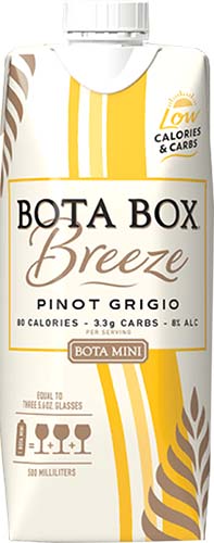 Bota Mini Breeze Pinot Grigio Tetra 500ml