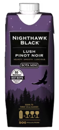 Bota Mini Nighthawk Black Pinot Noir Tetra 500ml
