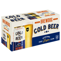 Brew Dog Cold Beer American Lager 12oz 18pk Cn