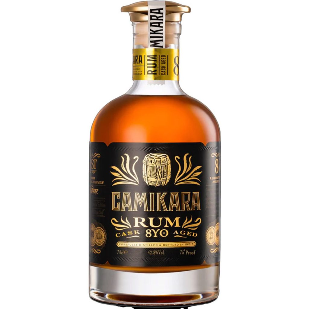 Camikara 8Yr Cask Aged Indian Rum 750ml - Luekens Wine & Spirits