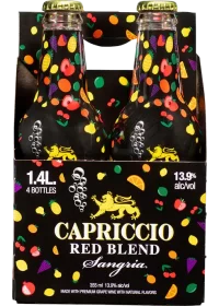 Capriccio Red Sangria 355ml 4pk