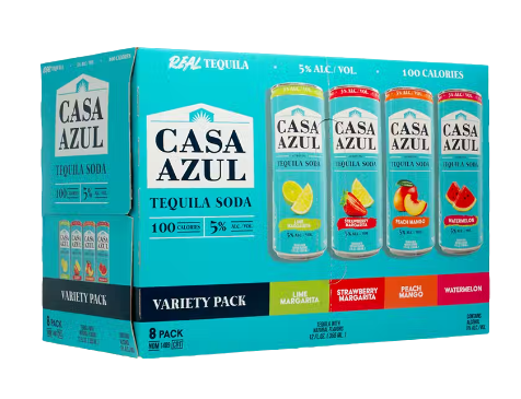 Casa Azul Pack Tequila Soda 8pk Cn