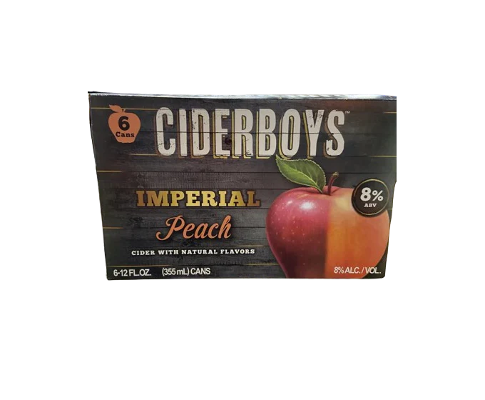 Ciderboys Imperial Peach 12oz 6pk Cn