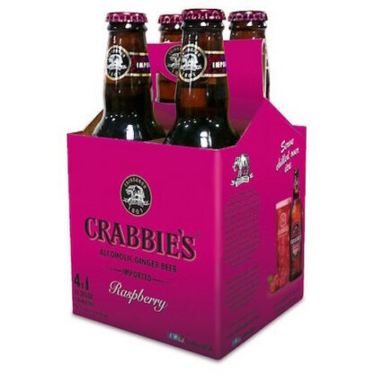 Crabbies Raspberry Ginger Beer 11.2oz 4pk Btl