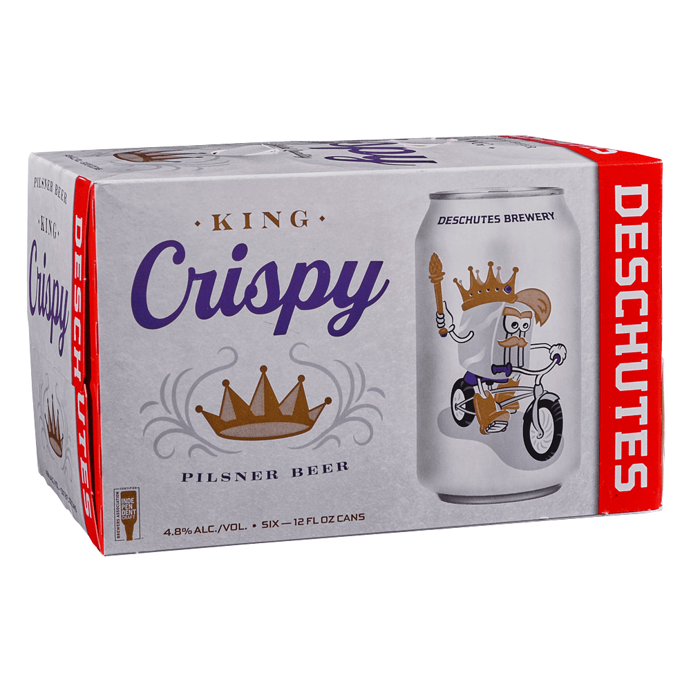 Deschutes King Crispy Pilsner 12oz 6pk Cn