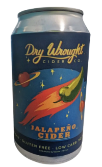 Dry Wrought Jalapeno Cider 12oz 6pk Cn