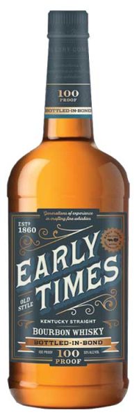 Early Times Bottled In Bond 100prf Whisky 1L