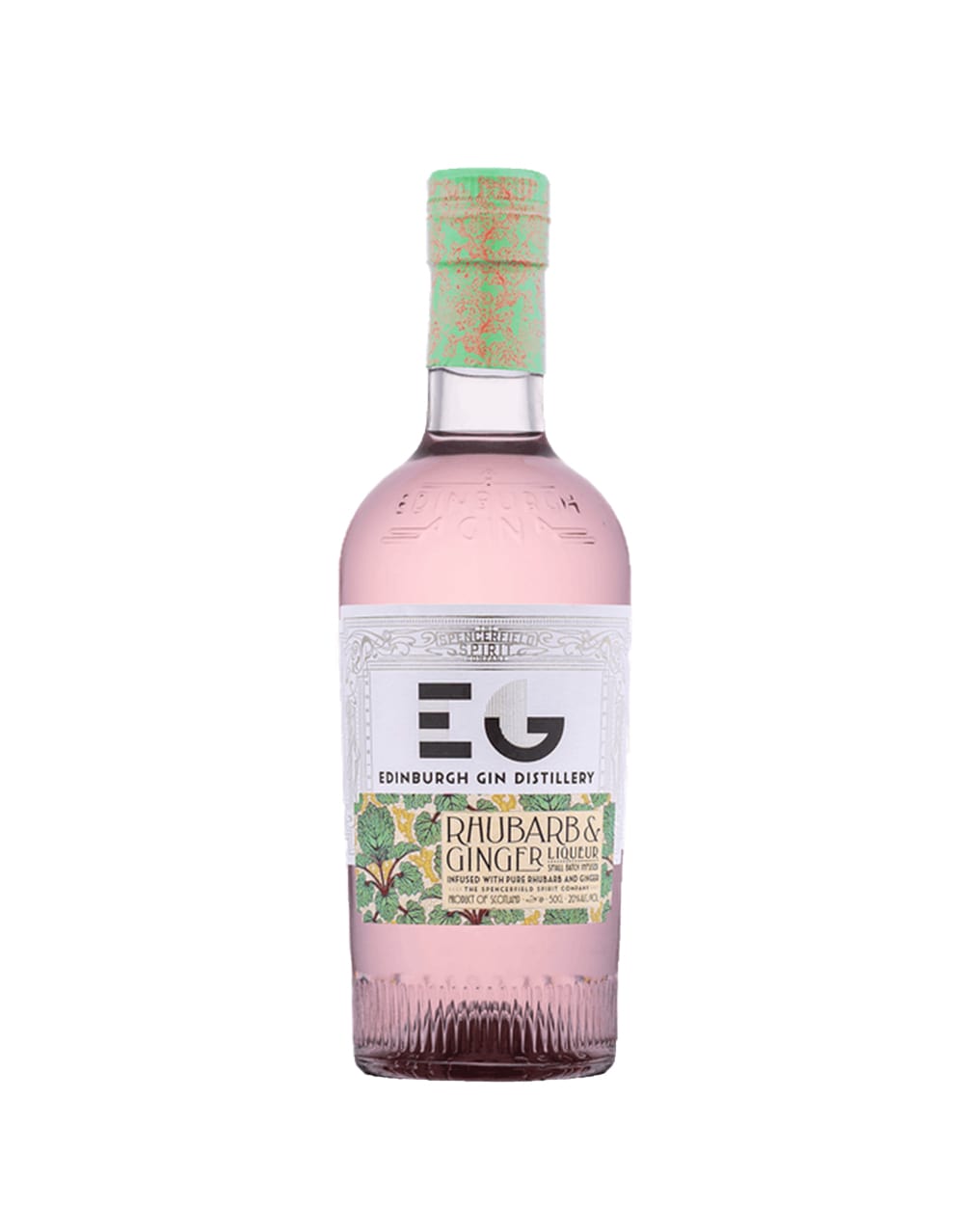 Edinburgh Rhubarb & Ginger Gin 750ml - Luekens Wine & Spirits