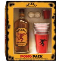 Fireball Whisky 750ml Ping Pong Gift Set