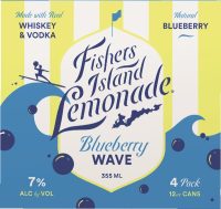 Fishers Island Lemonade Blueberry Wave 4pk Cn