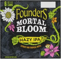 Founders Mortal Bloom Hazy IPA 12oz 6pk Cn