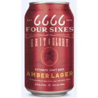 Four Sixes Amber Lager 12oz