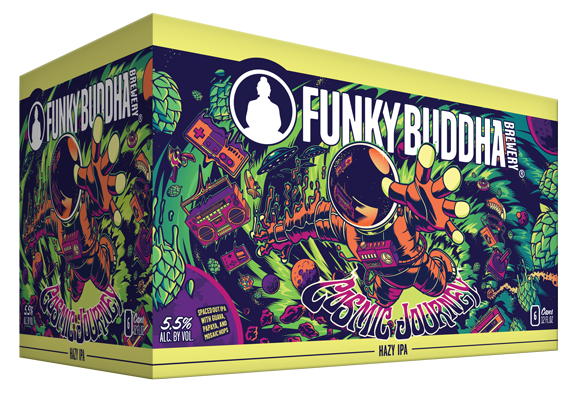 Funky Buddha Cosmic Journey Hazy IPA 12oz 6pk Cn