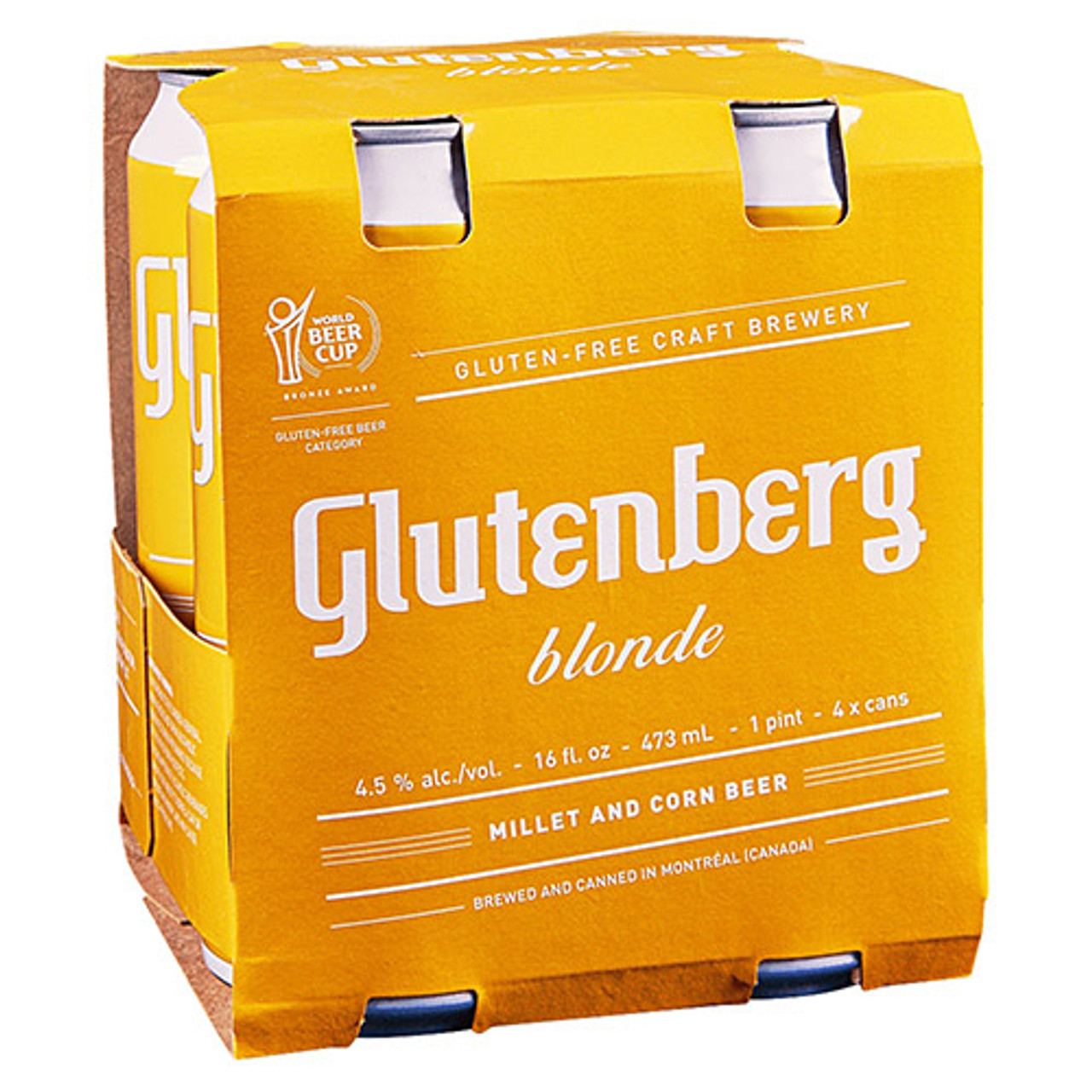 Glutenberg Blonde Ale 16oz 4pk Cn
