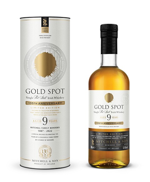 Gold Spot 9 Yr 135th Anniversary Limited Edition Irish Whiskey
