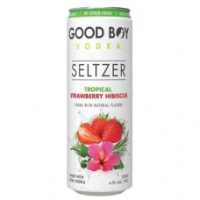 Good Boy Strawberry Hibiscus Vodka Seltzer
